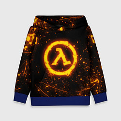 Толстовка-худи детская HALF-LIFE, цвет: 3D-синий