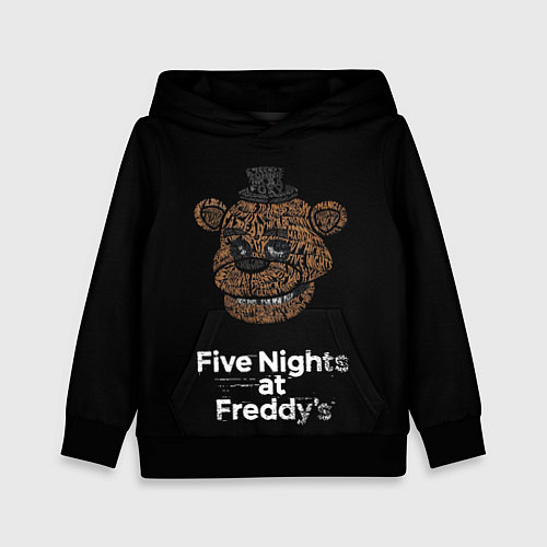 Детская толстовка FIVE NIGHTS AT FREDDYS / 3D-Черный – фото 1