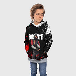 Толстовка-худи детская FORTNITE IKONIK, цвет: 3D-меланж — фото 2