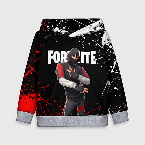 Детская толстовка FORTNITE IKONIK / 3D-Меланж – фото 1