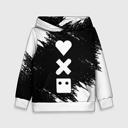 Толстовка-худи детская LOVE DEATH ROBOTS LDR, цвет: 3D-белый