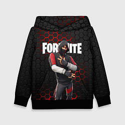 Толстовка-худи детская FORTNITE IKONIK, цвет: 3D-черный
