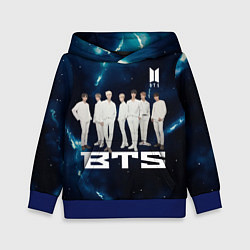 Толстовка-худи детская BTS, цвет: 3D-синий