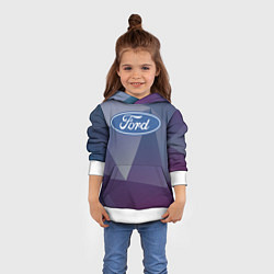 Толстовка-худи детская Ford, цвет: 3D-белый — фото 2