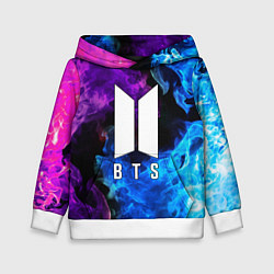 Толстовка-худи детская BTS, цвет: 3D-белый