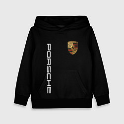 Толстовка-худи детская PORSCHE, цвет: 3D-черный