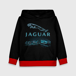 Толстовка-худи детская Jaguar, цвет: 3D-красный
