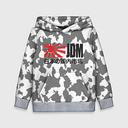 Толстовка-худи детская JDM Style, цвет: 3D-меланж