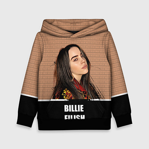 Детская толстовка Billie Eilish / 3D-Черный – фото 1