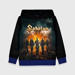Толстовка-худи детская Sabaton, цвет: 3D-синий