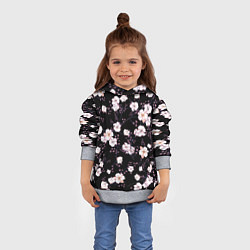 Толстовка-худи детская САКУРА, цвет: 3D-меланж — фото 2