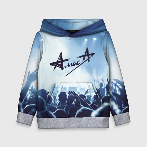 Детская толстовка Алиса / 3D-Меланж – фото 1