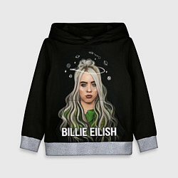 Толстовка-худи детская BILLIE EILISH, цвет: 3D-меланж