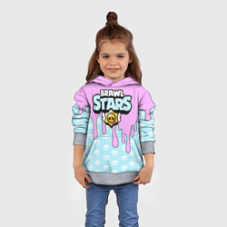 Толстовка-худи детская BRAWL STARS, цвет: 3D-меланж — фото 2