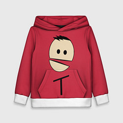 Толстовка-худи детская South Park Терренс Косплей, цвет: 3D-белый