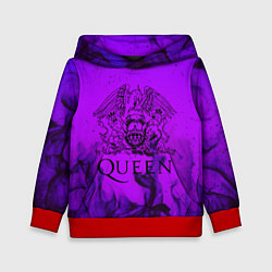 Толстовка-худи детская QUEEN, цвет: 3D-красный