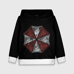 Толстовка-худи детская Umbrella Corporation, цвет: 3D-белый