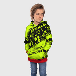 Толстовка-худи детская Roblox, цвет: 3D-красный — фото 2