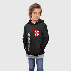 Толстовка-худи детская UMBRELLA CORP, цвет: 3D-меланж — фото 2