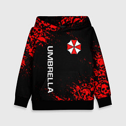 Толстовка-худи детская UMBRELLA CORP, цвет: 3D-черный