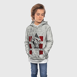 Толстовка-худи детская SILENT HILL, цвет: 3D-белый — фото 2