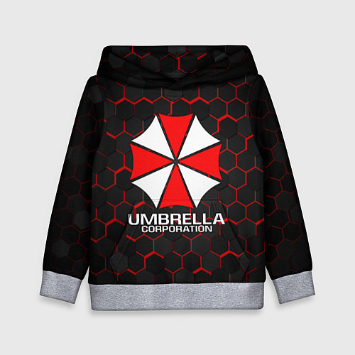 Детская толстовка UMBRELLA CORP / 3D-Меланж – фото 1
