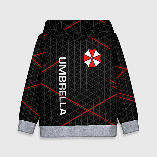 Детская толстовка UMBRELLA CORP / 3D-Меланж – фото 1
