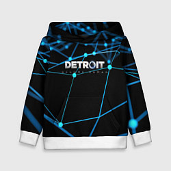 Толстовка-худи детская Detroit:Become Human, цвет: 3D-белый