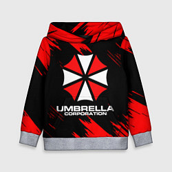 Толстовка-худи детская Umbrella Corporation, цвет: 3D-меланж