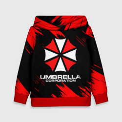 Толстовка-худи детская Umbrella Corporation, цвет: 3D-красный