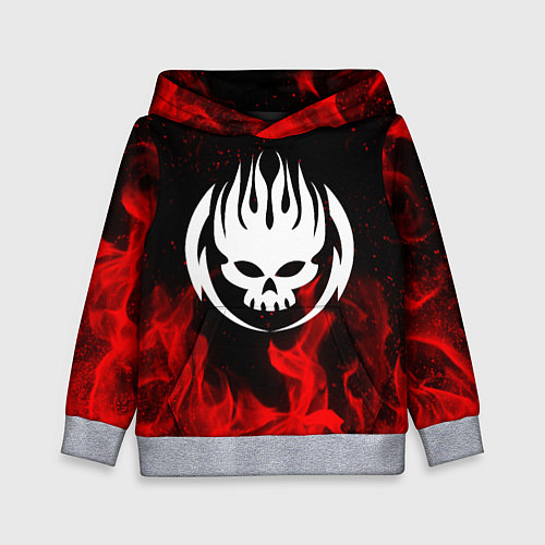 Детская толстовка THE OFFSPRING / 3D-Меланж – фото 1