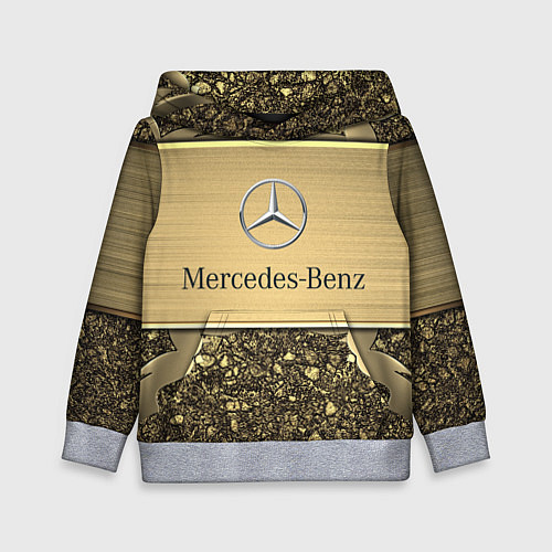 Детская толстовка MERCEDES GOLD / 3D-Меланж – фото 1