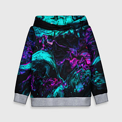 Толстовка-худи детская ABSTRACT, цвет: 3D-меланж