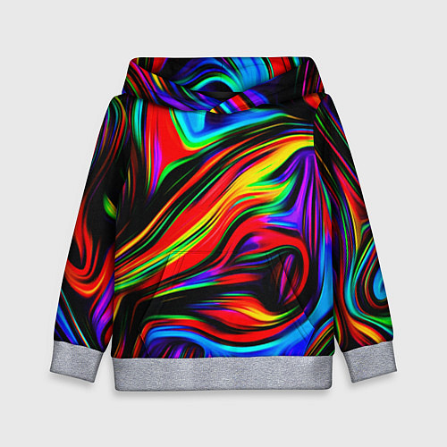 Детская толстовка ABSTRACT / 3D-Меланж – фото 1