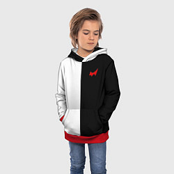 Толстовка-худи детская Monokuma, цвет: 3D-красный — фото 2