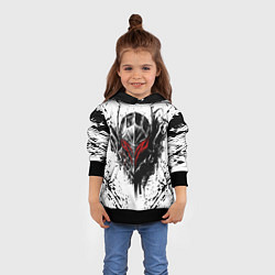Толстовка-худи детская BERSERK, цвет: 3D-черный — фото 2
