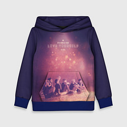 Толстовка-худи детская BTS, цвет: 3D-синий