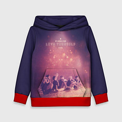 Толстовка-худи детская BTS, цвет: 3D-красный