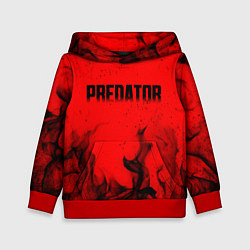 Толстовка-худи детская PREDATOR, цвет: 3D-красный