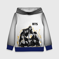 Толстовка-худи детская BTS, цвет: 3D-синий