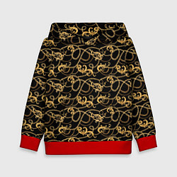 Толстовка-худи детская Versace, цвет: 3D-красный