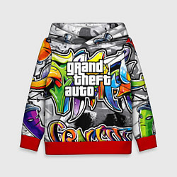 Толстовка-худи детская GTA, цвет: 3D-красный