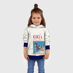 Толстовка-худи детская Kiki’s Delivery Service, цвет: 3D-синий — фото 2