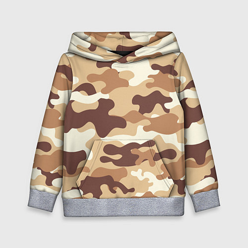 Детская толстовка МИЛИТАРИ / 3D-Меланж – фото 1