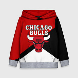 Толстовка-худи детская CHICAGO BULLS, цвет: 3D-меланж