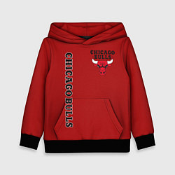 Толстовка-худи детская CHICAGO BULLS, цвет: 3D-черный