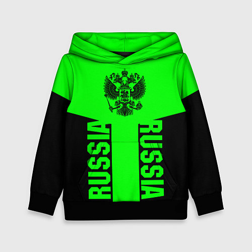 Детская толстовка Russia / 3D-Черный – фото 1
