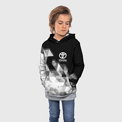 Толстовка-худи детская TOYOTA, цвет: 3D-меланж — фото 2