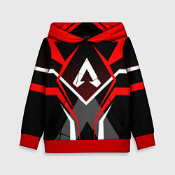Толстовка-худи детская APEX, цвет: 3D-красный
