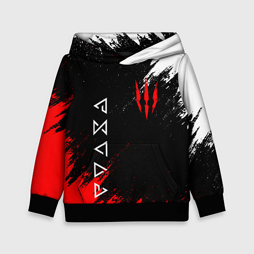 Детская толстовка The Witcher / 3D-Черный – фото 1